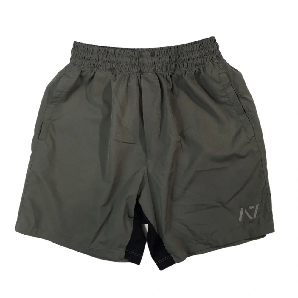 SH206 Mens A7 Athletic Elastic Band Workout Shorts XS